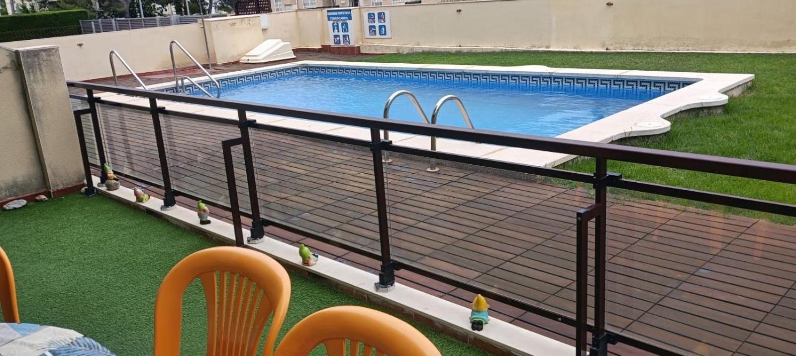 Apartamento Con Terraza Y Acceso Directo A La Piscina Y A 50 M De La Playa Miami Platja  Exterior foto